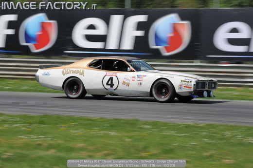 2008-04-26 Monza 0817 Classic Endurance Racing - Schwartz - Dodge Charger 1974